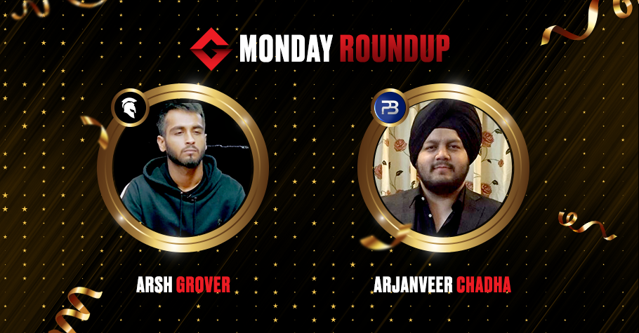 Monday Round Up: Arsh Grover, Saahib Bawa & Arjanveer Singh Clinch Titles