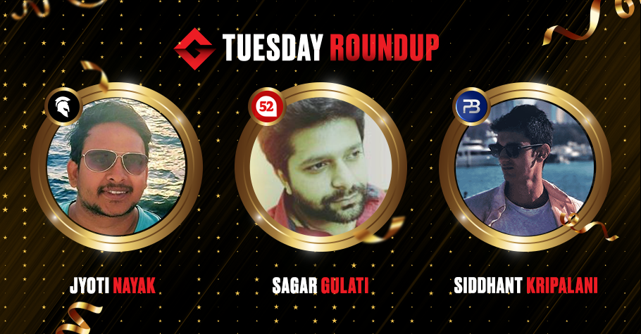 Tuesday Round Up: Kripalani, Nayak And Gulati Cashed Impressive Winnings In Tournaments