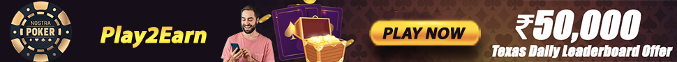 Nostra Poker Play2Earn 50K Leaderboard offer