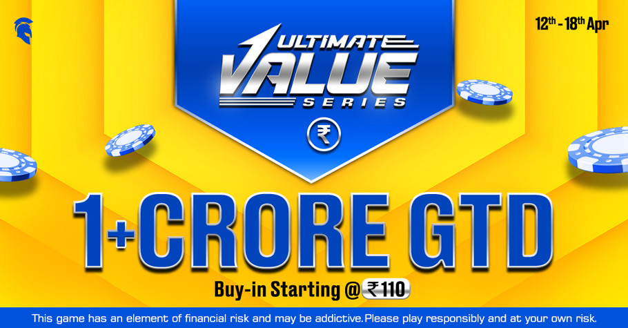 Spartan Poker Promises More Than INR 1 Crore GTD For Its Ultimate Value Series