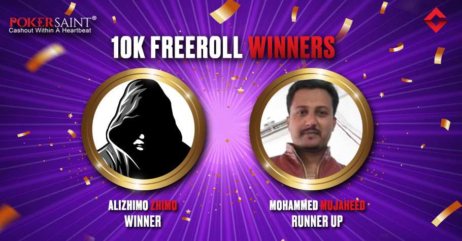 Mohammed Mujaheed & ‘Ekivi07’ Clinch Top Spots On Gutshot’s Exclusive 10K Freeroll On PokerSaint