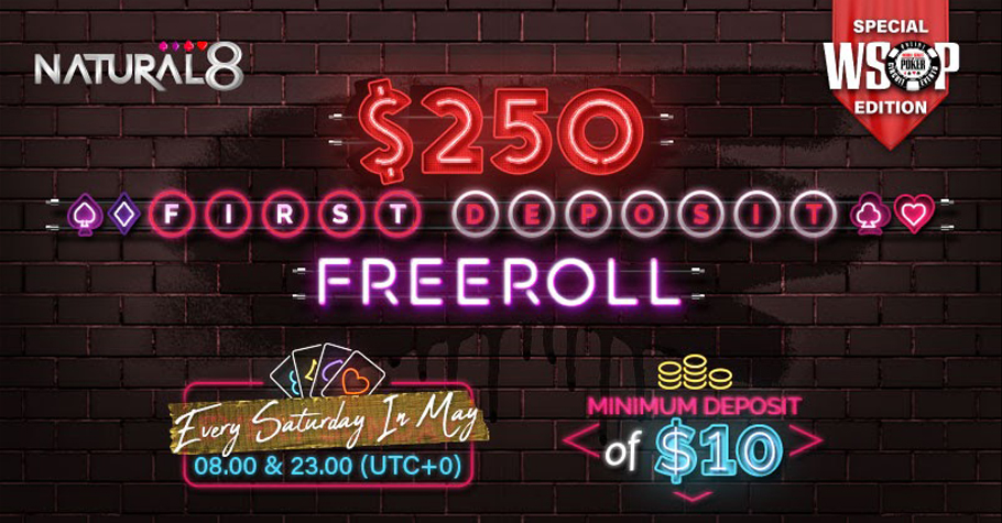 First Deposit Freeroll On Natural8