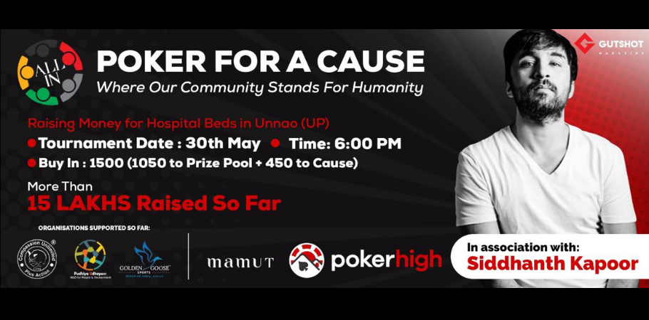 Siddhanth Kapoor To Host ‘Poker For A Cause’ Tournament On PokerHigh