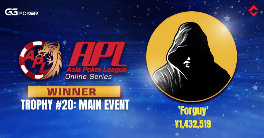 ‘Forguy’ Clinches APL Online Series Main Event Title
