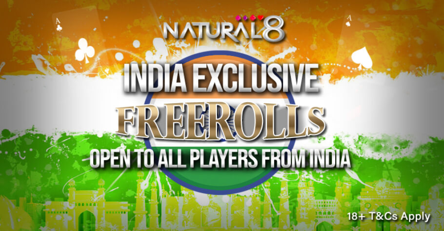 India Exclusive Freerolls Every Week On Natural8