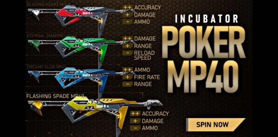 Here’s How You Can Get Poker MP40 In Garena Free Fire