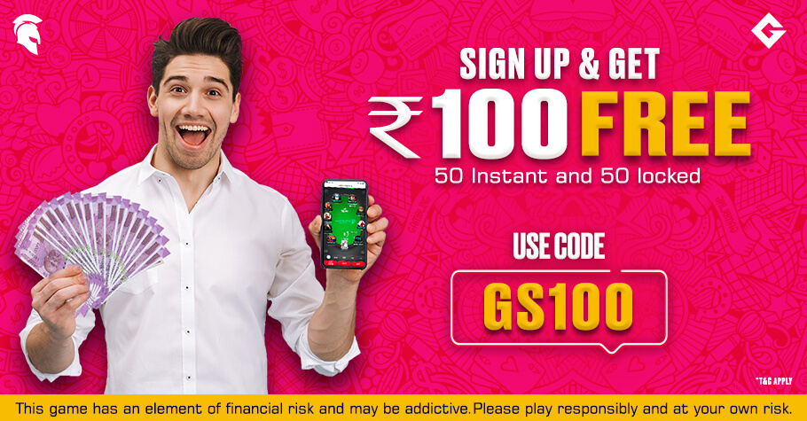 Sign-Up On Spartan Poker & Get ₹100 FREE