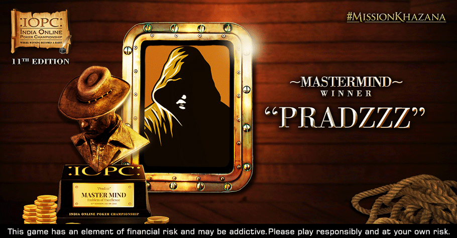 Mystery Player ‘Pradzzz’ Wins IOPC July 2021 Mastermind Title