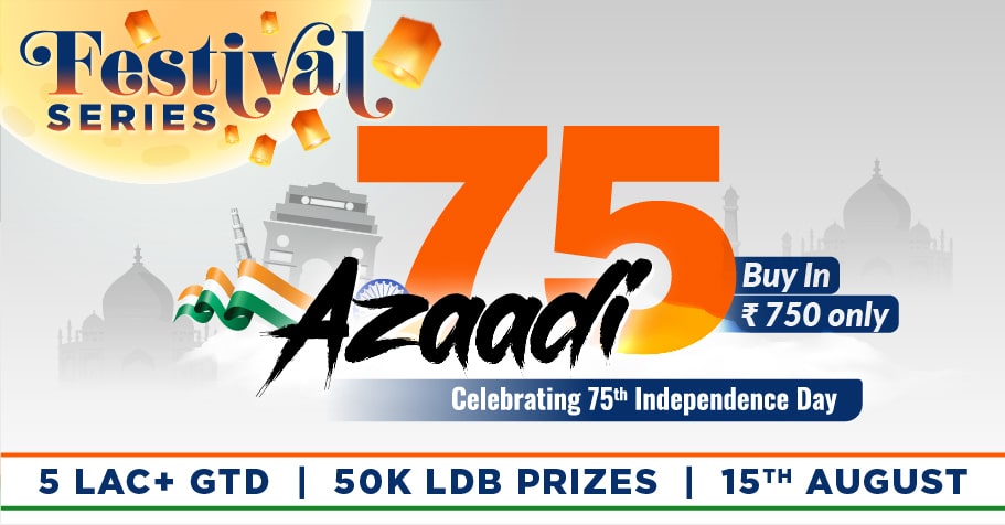 This Independence Day Win From A Special Festive Series Prize Pool Of 5 Lakh On 9stacks!