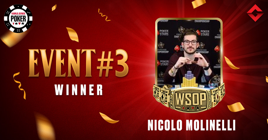 2021 WSOP Online: Chip Leader Nicolo Molinelli Wins Event #3