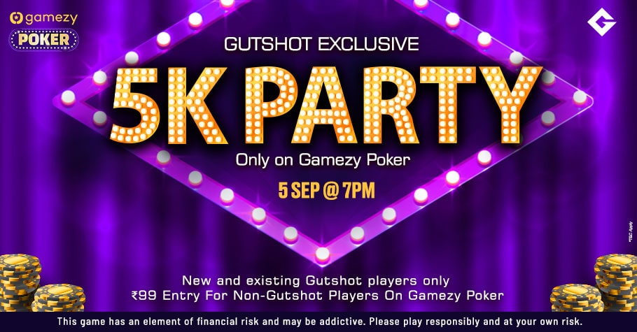 Mark Your Calendars For GamezyXGutshot Exclusive 5K GTD Freeroll