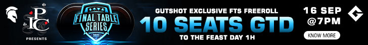 Gutshot Exclusive Freeroll Is Giving Away 10 Seats To FTS 3.0 The Feast! SIGN UP!