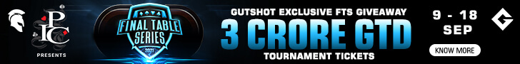 Gutshot Giveaway! FREE Tickets For FTS 3.0 Tourneys Worth ₹3 Crore Up For Grabs!