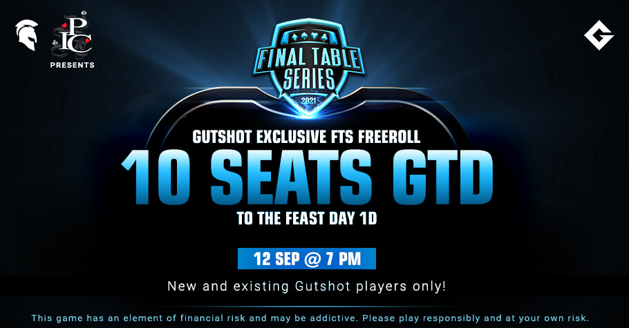 Gutshot Giveaway! FREE Tickets For FTS 3.0 Tourneys Worth ₹3 Crore Up For Grabs!
