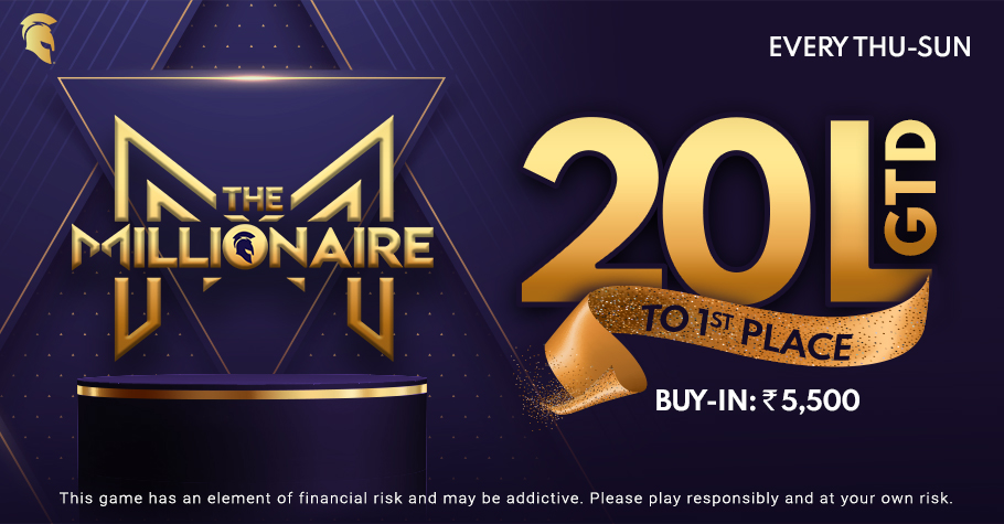 Spartan Poker's The Millionaire Event Is Back With A Bang