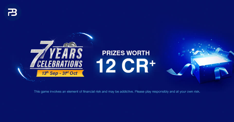 PokerBaazi’s 7th Anniversary Celebration: 12+ Crore Worth Prizes And A Lot More Awaits Players