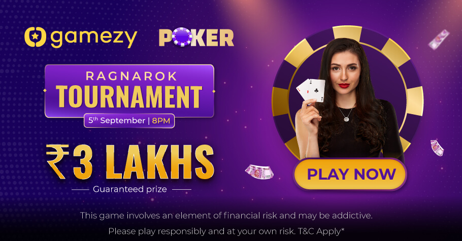 3 Lakh GTD Ragnarok Tournament Coming Soon To Gamezy Poker