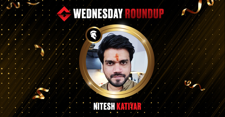 Wednesday Round Up: Nitesh Katiyar Grabs Destiny Title On Spartan Poker For 5.62 Lakh