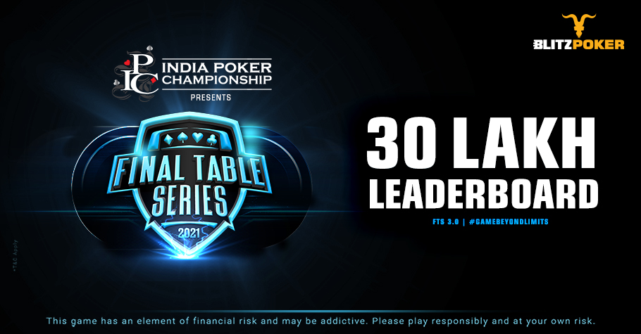 Buckle Up For BLITZPOKER’S FTS 3.0 Leaderboard Worth 30 Lakh