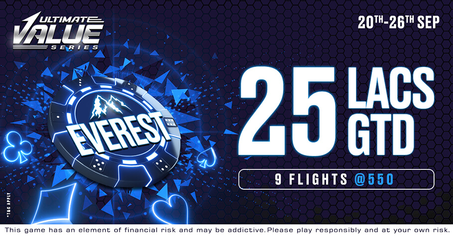 Everest Tournament Worth ₹25 Lakh GTD Awaits You On Ultimate Value Series