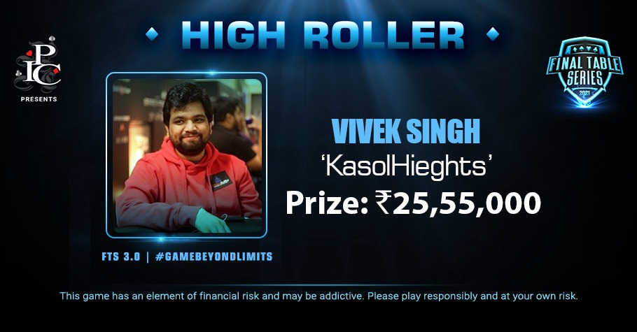 FTS 3.0 #23 High Roller: Vivek Singh Lifts The Title For 25.55 Lakh