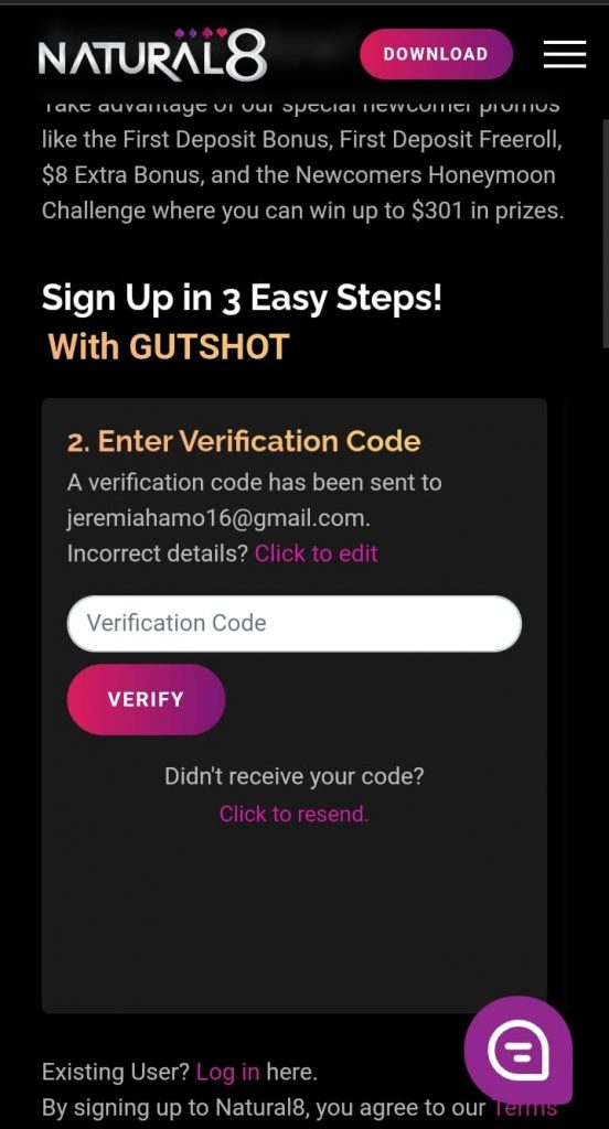 How To Register On Natural8? 