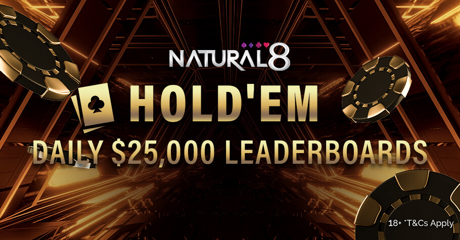 Natural8 Hold'em $20,000 Daily Leaderboard Is An Offer To Die For