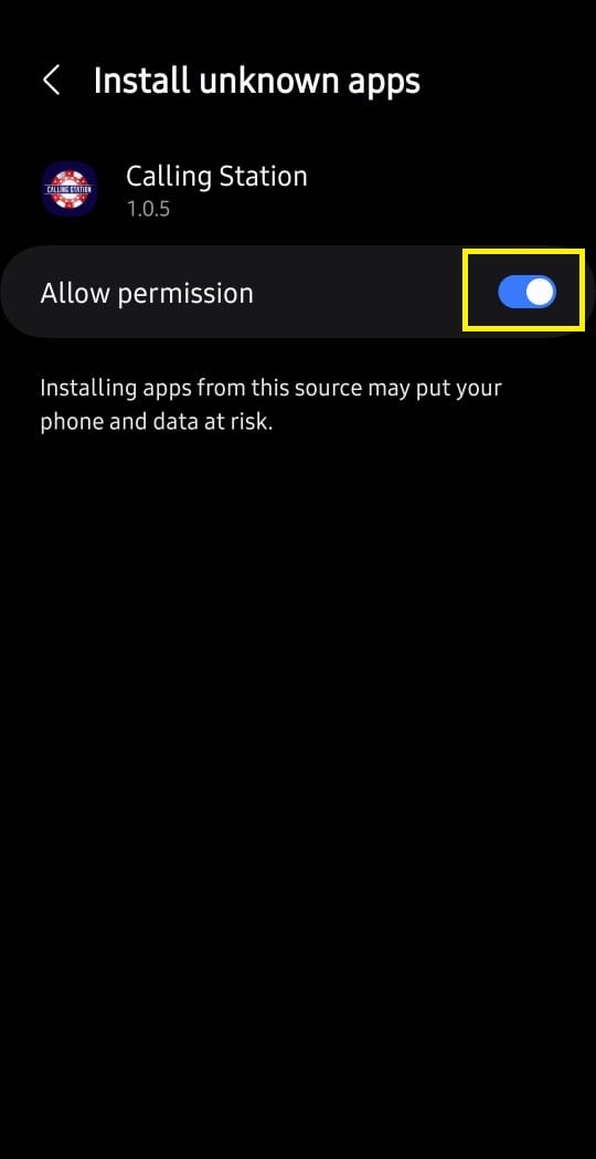 CallingStation App Mobile Download Permissions