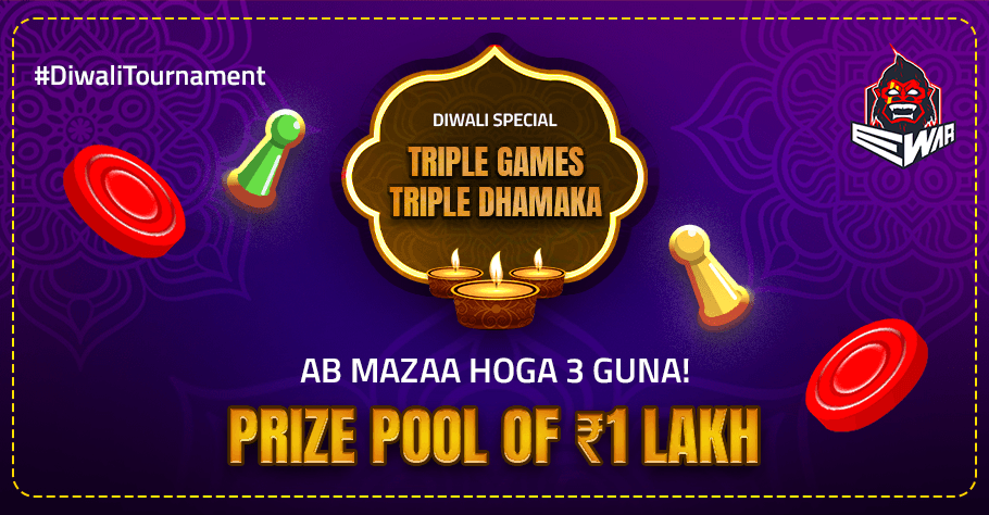 Triple the fun with EWar’s Diwali Special Triple Games, Triple Dhamaka!