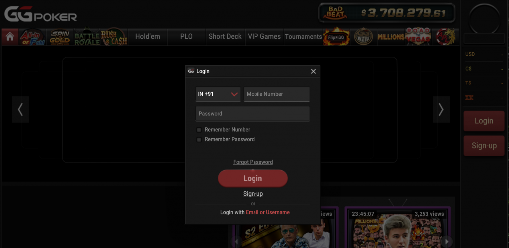 How To Login On GGPoker?