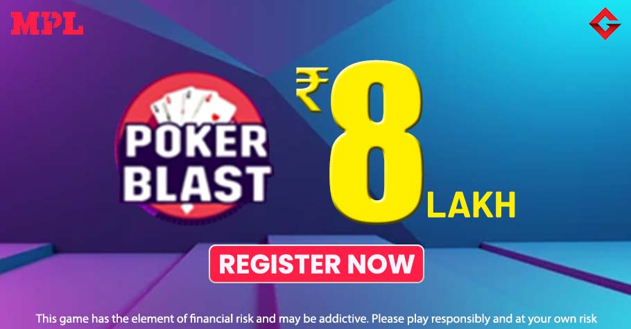 MPL’s Poker Blast Promotion Offers 8 Lakh