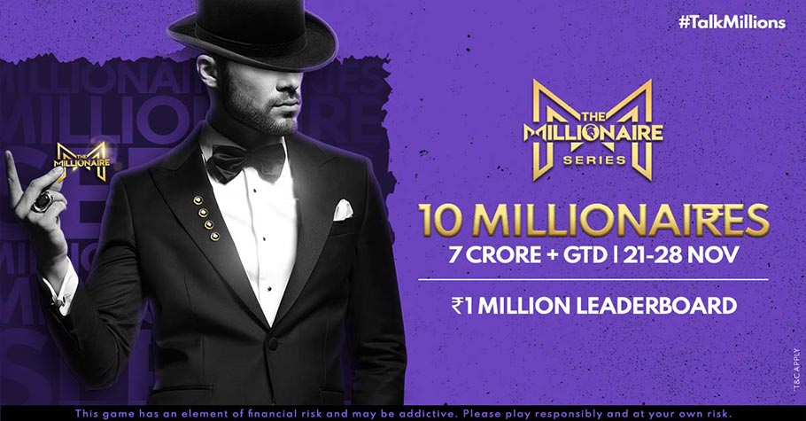 Spartan Poker’s 7 Crore GTD Millionaire Series Coming Soon This November