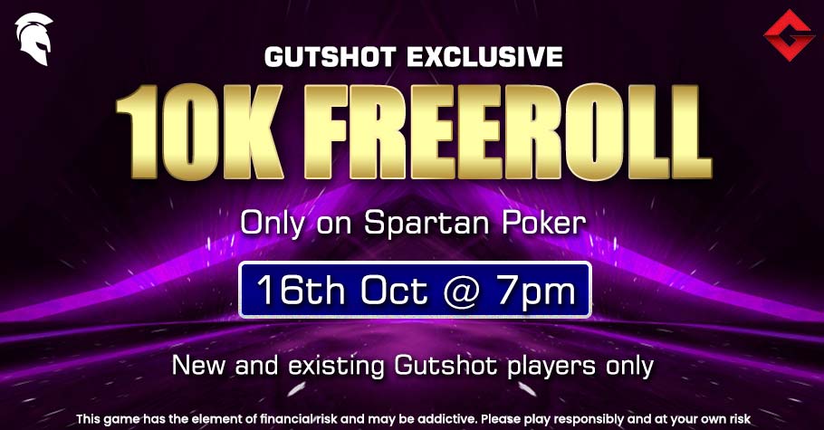 Extend Your Festivities With Gutshot Exclusive 10K Freeroll On Spartan Poker