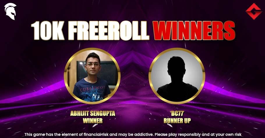Abhijit Sengupta Ships Gutshot 10K Freeroll On Spartan Poker
