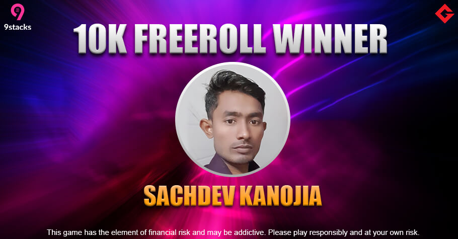 ‘HonslaRakh’ Wins 2800 At Gutshot Exclusive 10K Freeroll On 9Stacks