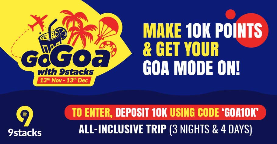 Fly to Goa for a fully paid AISH trip with 9stacks!