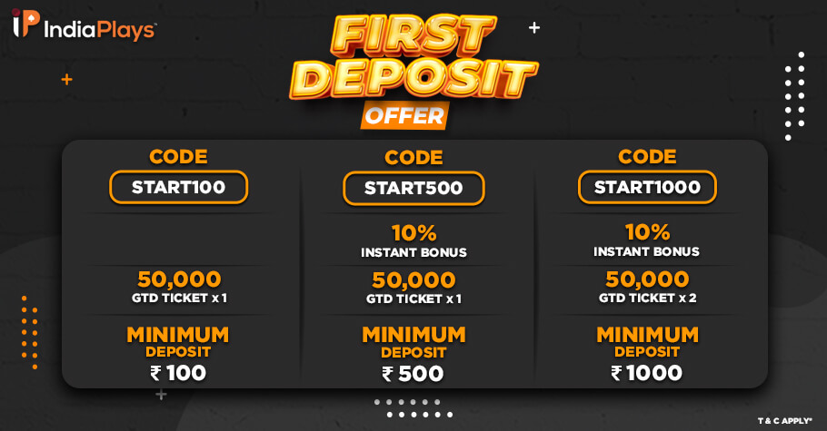 IndiaPlays First Deposit Offer Is A Deal You Can’t Miss!