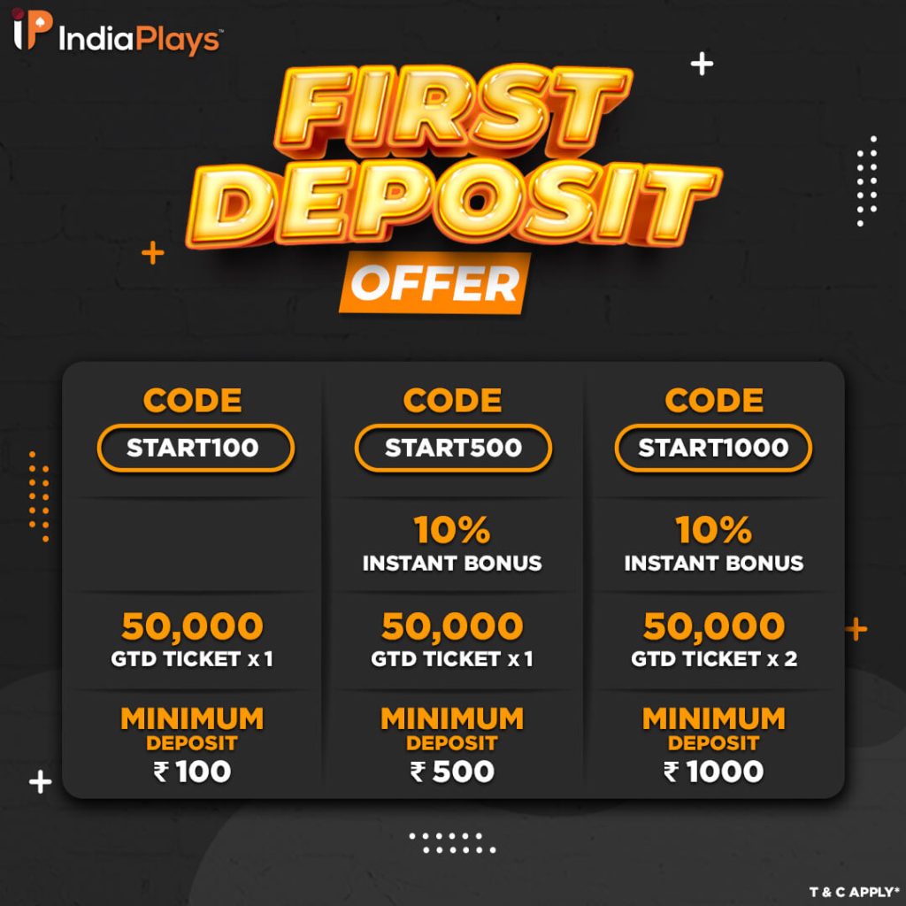 IndiaPlays First Deposit Offer Is A Deal You Can’t Miss!
