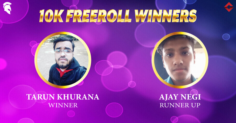 Tarun Khurana Nails Gutshot’s Exclusive 10K Freeroll On Spartan Poker