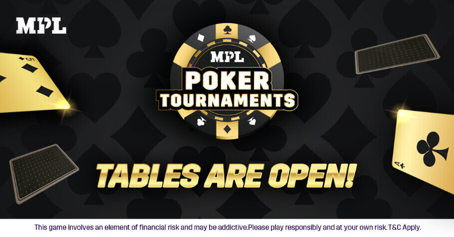 You Can Now Play Poker Tournaments On MPL Poker!