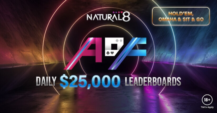 Natural8’s All-In Or Fold $25,000 Daily Leaderboard Is Treat You Can’t Miss
