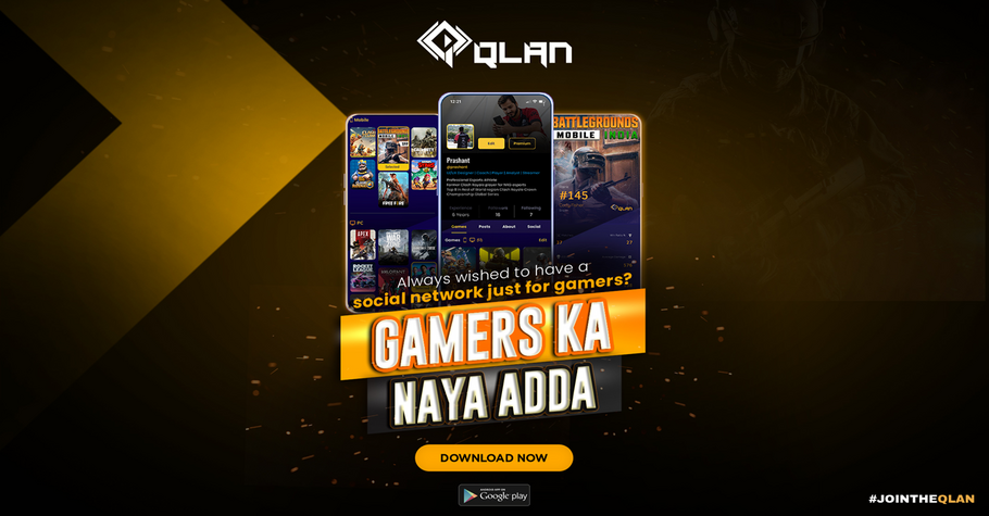 Gamers’ Social Media Qlan Launched On Google PlayStore With 50,000 Pre-registrations