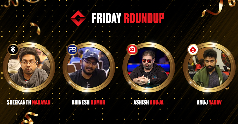 Friday Round Up: Narayan Ships Spartan Poker’s Elite & Becomes Biggest Winner Of The Night