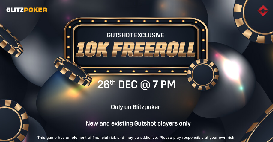 Brighten Up Your Christmas Celebrations With Gutshot’s Exclusive 10K Freeroll On BLITZPOKER