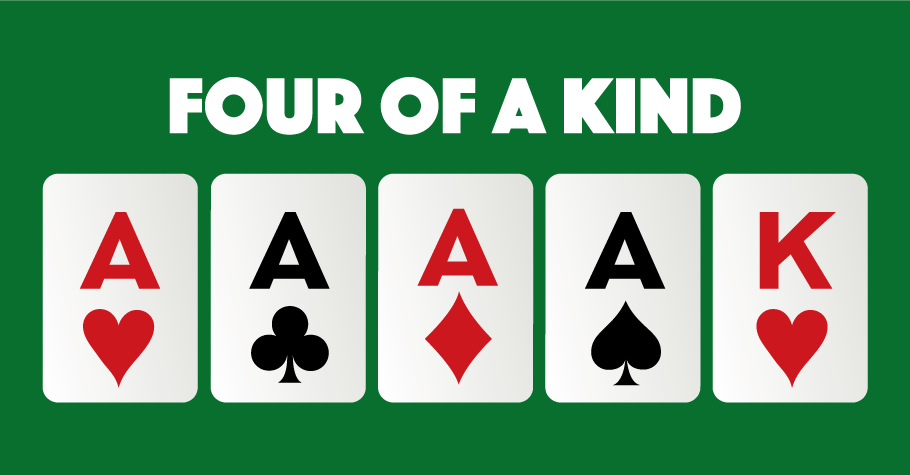 Basic Rules of Poker - Hand rankings - Four of a Kind
