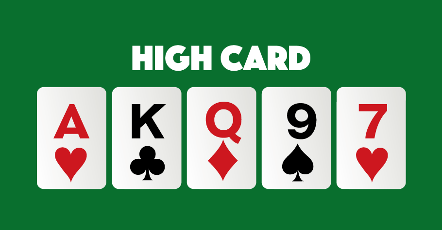 Basic Rules of Poker - Hand rankings - High card