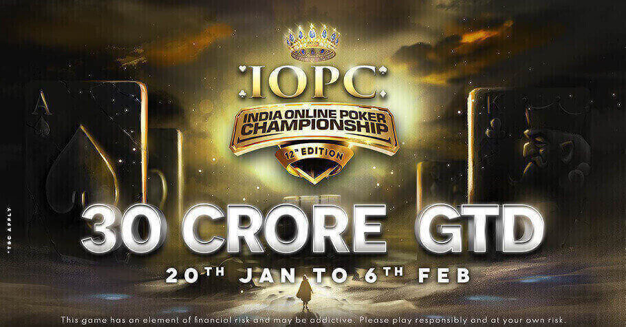 India Online Poker Championship January 2022 Dates Out!