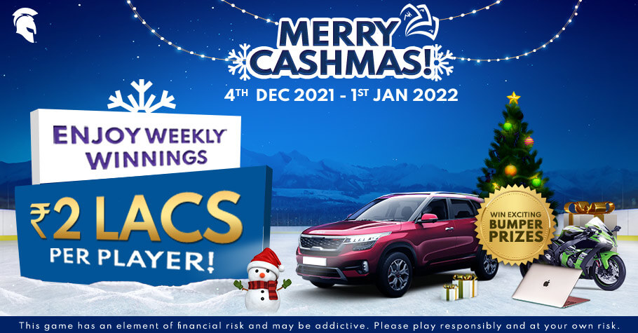 Spartan Poker’s Merry Cashmas Offers Bumper Prizes & Cash Rewards