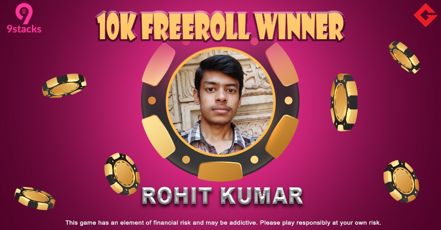 Rohit Kumar Ships Gutshot’s Exclusive 10K Freeroll On 9stacks