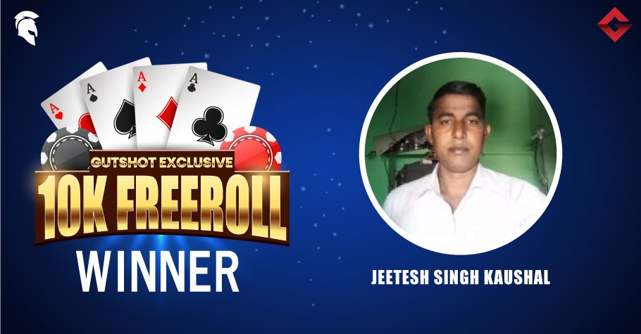 Jeetesh Kaushal Nails Gutshot’s Exclusive 10K Freeroll On Spartan Poker For 3100